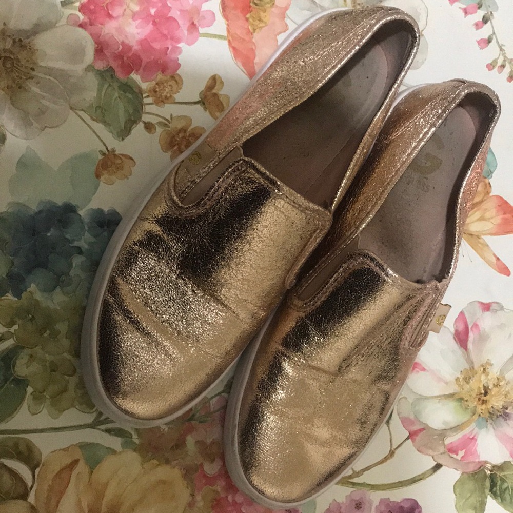 Rose Gold Guess Shoes